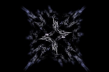 tarantula on a black background