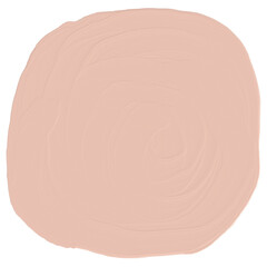 Circle shape oil paint brushstroke, acrylic brush stroke texture