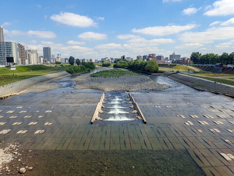 幌平橋から北北東方向を撮影した写真（北海道札幌市）