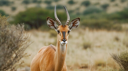 impala antelope in the savannah