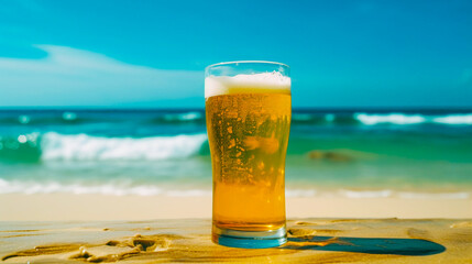 beer on the beach