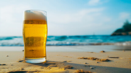 beer on the beach