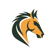 Horse Animal Logo Illustration Vector Design Template
