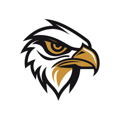 Falcon, Eagle, Hawk Bird Logo Illustration Vector Design