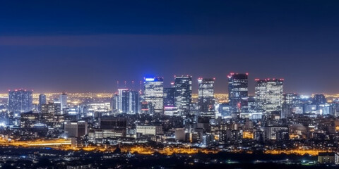 Fototapeta na wymiar Tokyo panoramic view Japan - Generative AI