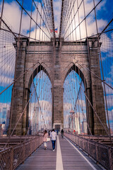 Pont de Brooklyn, New York City, USA 