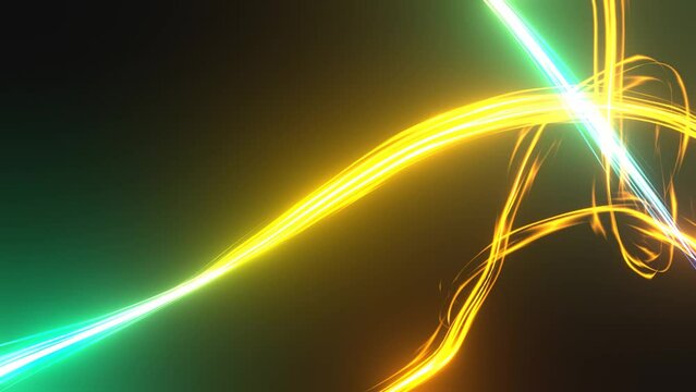 FTTH Highspeed Internet, Glasfaser, Geschwindigkeit, schnell, Licht, LED, Strom, Energie, Austausch, Pr&auml;sentation, Multimedia, Social Media, Hintergrund, Bildschirmschoner, Daten, Security, 4K, gelb