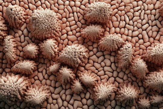 Texture of Coral Fort Wall. Generative Ai, Ai.