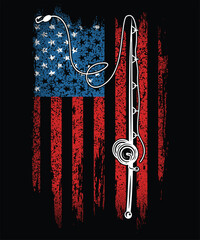 Fishing typography vector graphic t shirt design