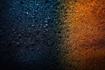 Illustration of water droplets on a glass surface, creating a blurry background effect