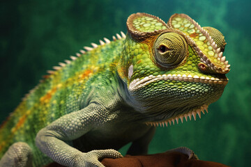 Obraz premium Closeup of a chameleon