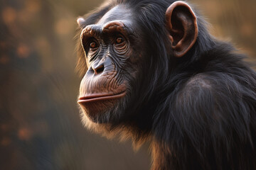 Beautiful chimpanzee