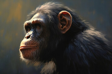 Beautiful chimpanzee