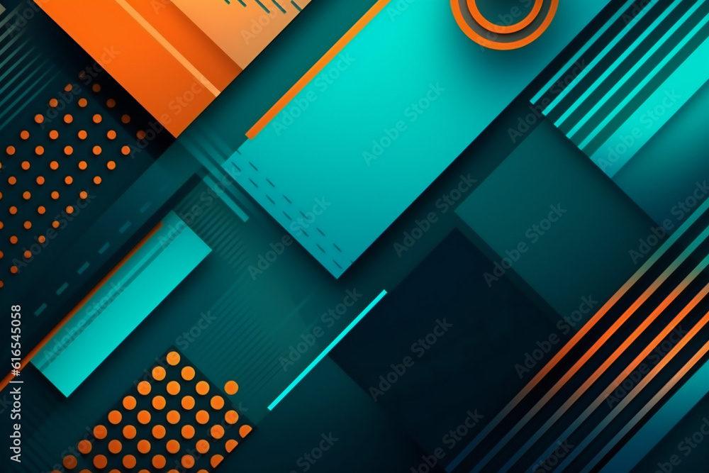 Poster abstract background with dynamic patterns vibrant colors