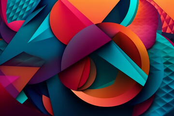 Abstract background with dynamic patterns vibrant colors
