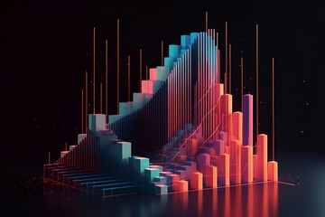 Abstract illustration representing business growth