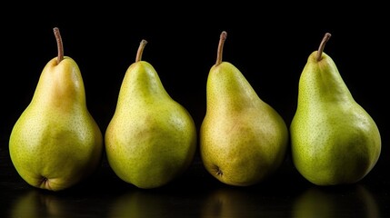 Fototapeta na wymiar Realistic Illustration of Delicious Upstanding Pear.
