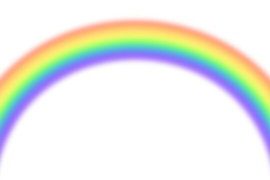 Rainbow Arc Isolated Cutout On Transparent