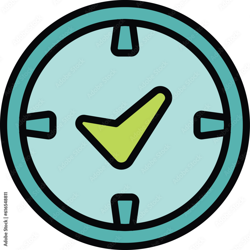 Aufkleber late work time icon. outline late work time vector icon for web design isolated on white background 
