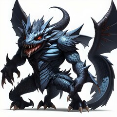 Single Cute Monster Character for Battle Design