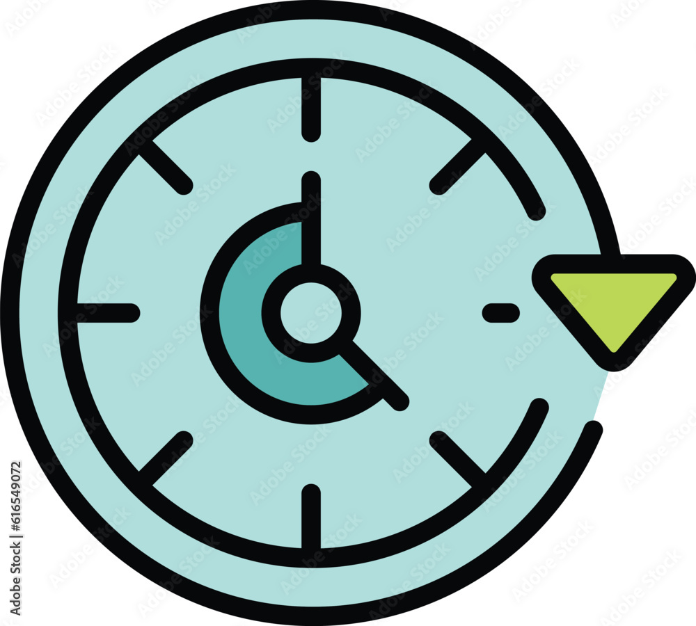 Poster late work hours icon. outline late work hours vector icon for web design isolated on white backgroun