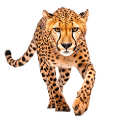 Cheetah on Transparent Background - Isolated, Predator, Feline, AI Generated