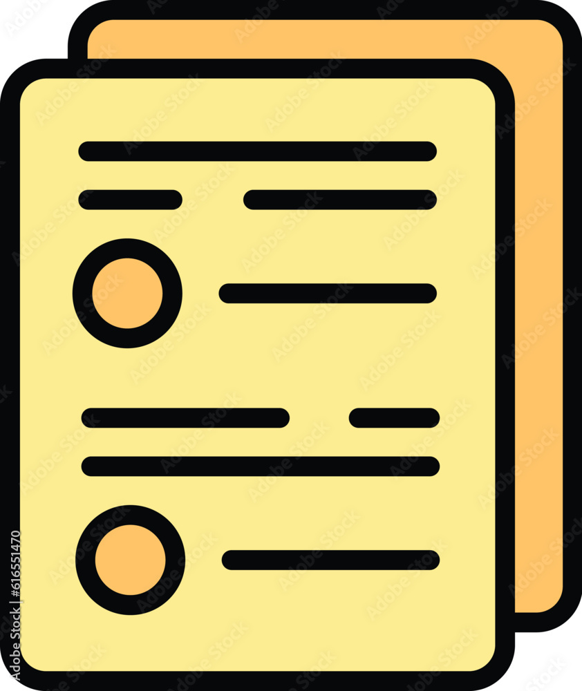 Poster regulated products test icon. outline regulated products test vector icon for web design isolated on