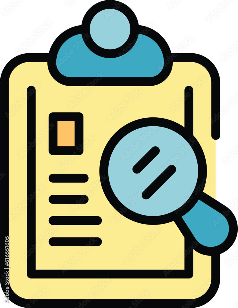 Poster regulated products clipboard icon. outline regulated products clipboard vector icon for web design i