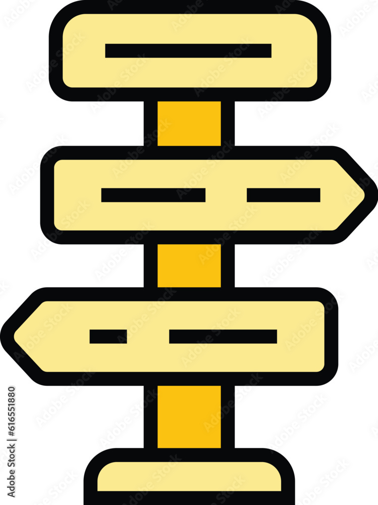 Poster subway pillar icon. outline subway pillar vector icon for web design isolated on white background co