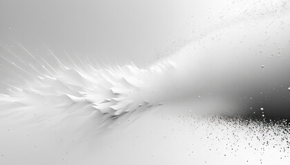 Abstract design of white powder explosion