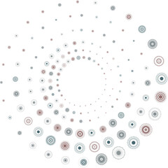 Abstract colorful dot circle pattern background