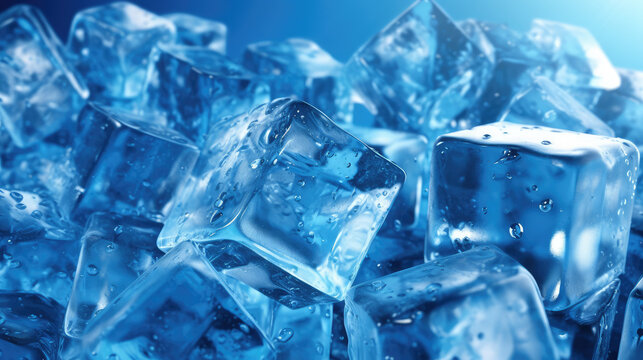 Ice backround frozen texture