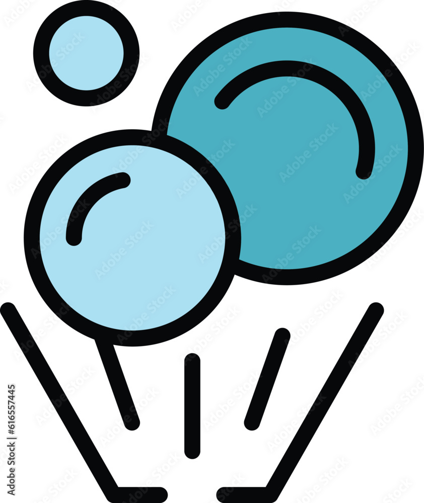 Poster ball hologram projection icon. outline ball hologram projection vector icon for web design isolated 