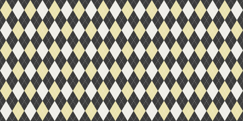 rhombus print for school skirt, suit or jacket vector. Geometric pattern with dotted line	
