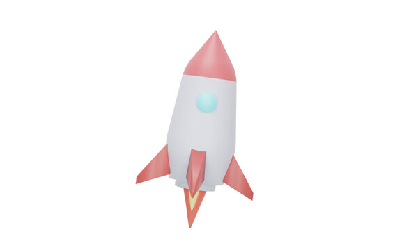 3D Rocket Toy Concept