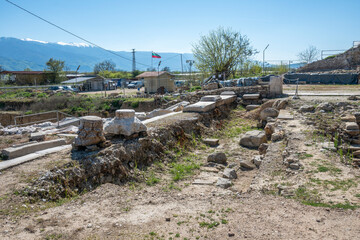 Ruins of ancient polis Heraclea Sintica, Bulgaria