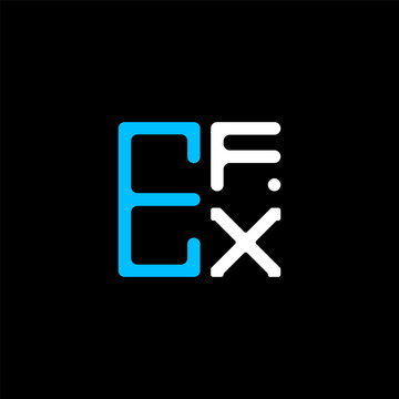 EFX letter logo abstract creative design. EFX unique design	