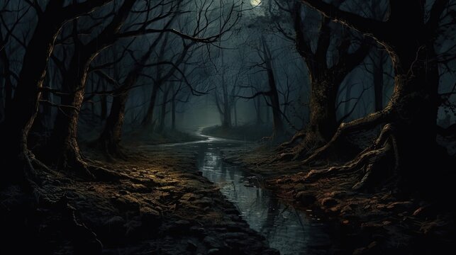 spooky woods