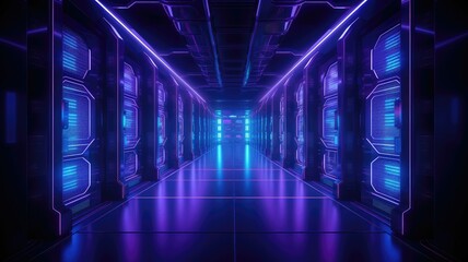 Fototapeta na wymiar Resource optimization on mainframes maximizes efficiency, leading to cost savings and improved operational performance. Generative AI