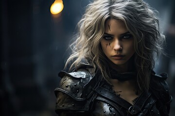 Naklejka premium a woman in a garment