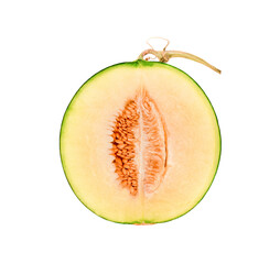 melon slices isolated on  transparent png