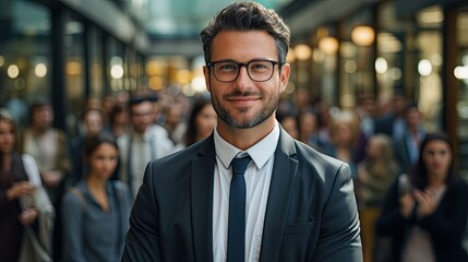 a man in a suit and tie