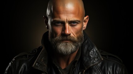 Obraz premium a man with a beard and mustache