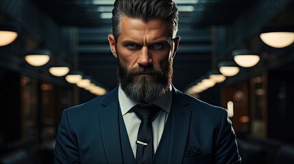 Fototapeta premium a man in a suit
