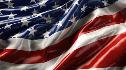 American flag for background