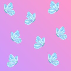 Fototapeta na wymiar butterfly pattern