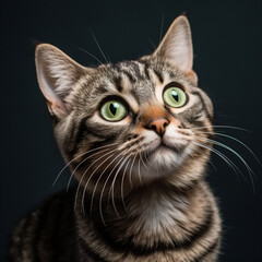 Portrait of a cat, Generative Ai