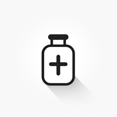 medicine on white background