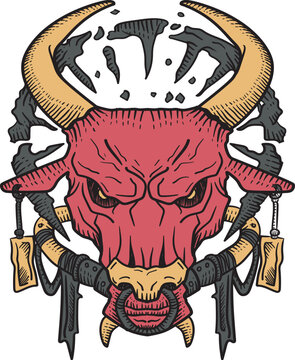 Bull illustration