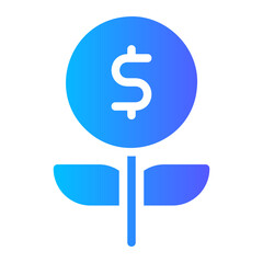 growth gradient icon
